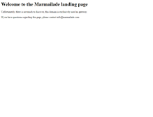 Tablet Screenshot of marmailade.com